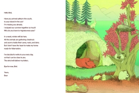 Letters from Bear childrens illustrated books kids kidslit